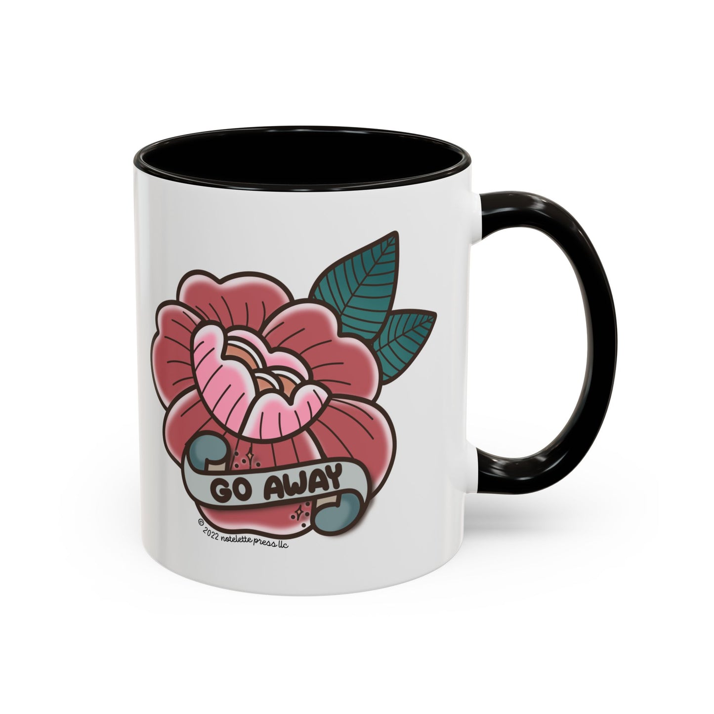 Go Away Flower Mug