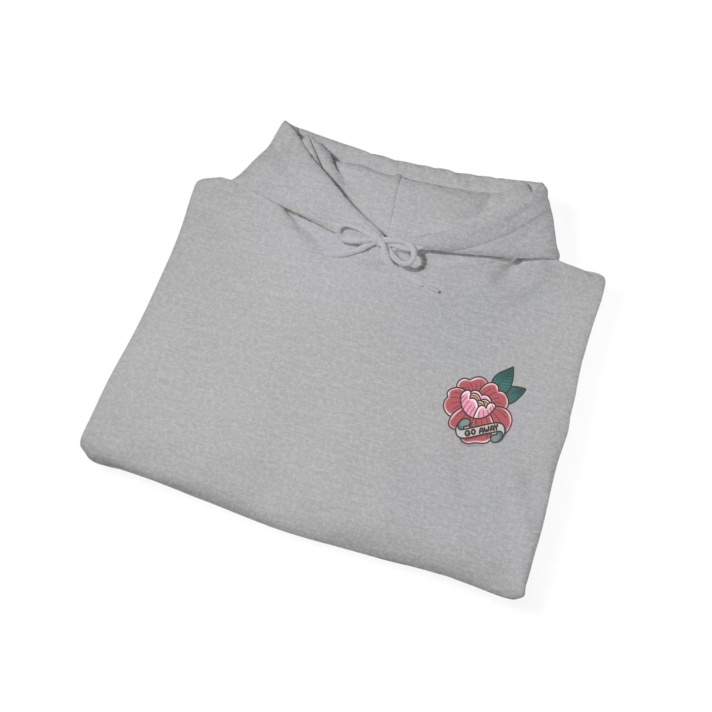 Go Away Flower Hoodie
