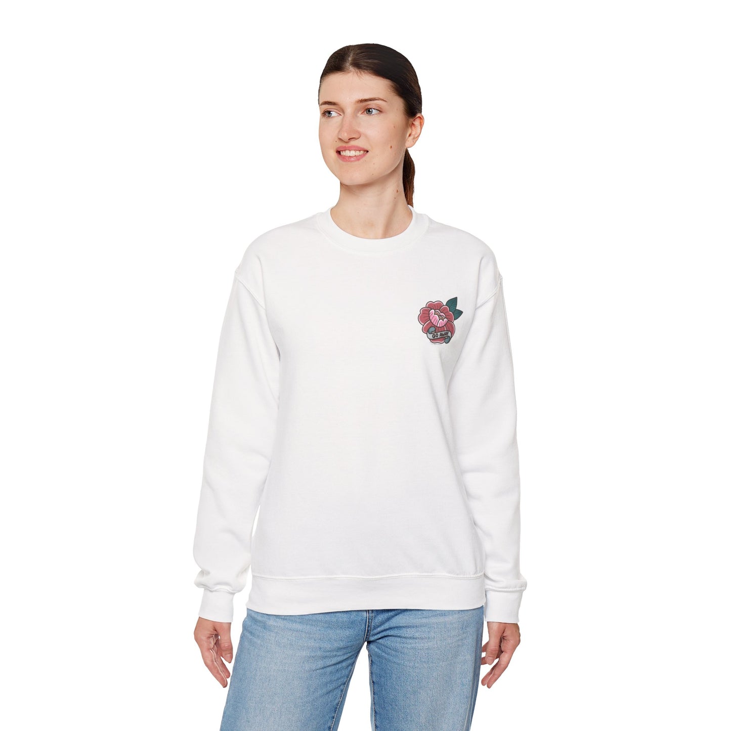 Go Away Tattoo Crewneck Sweatshirt