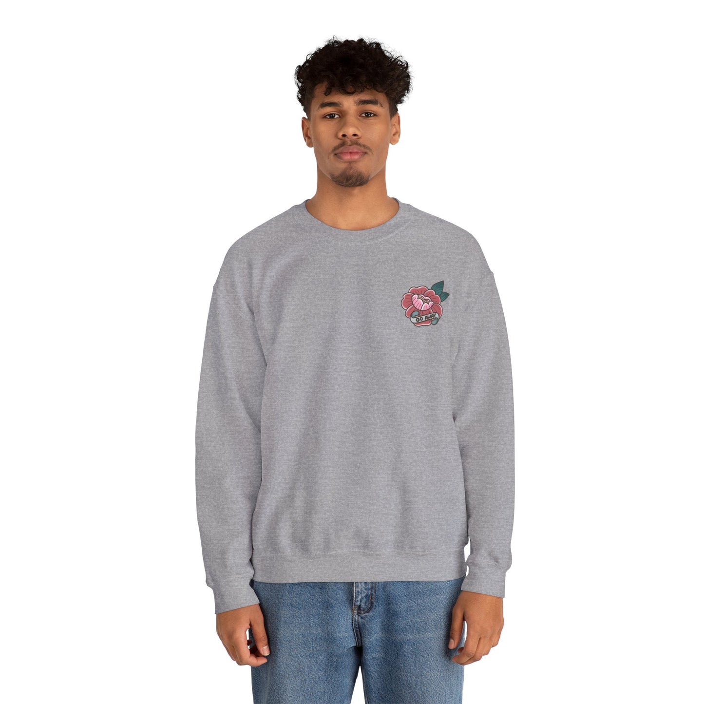 Go Away Tattoo Crewneck Sweatshirt