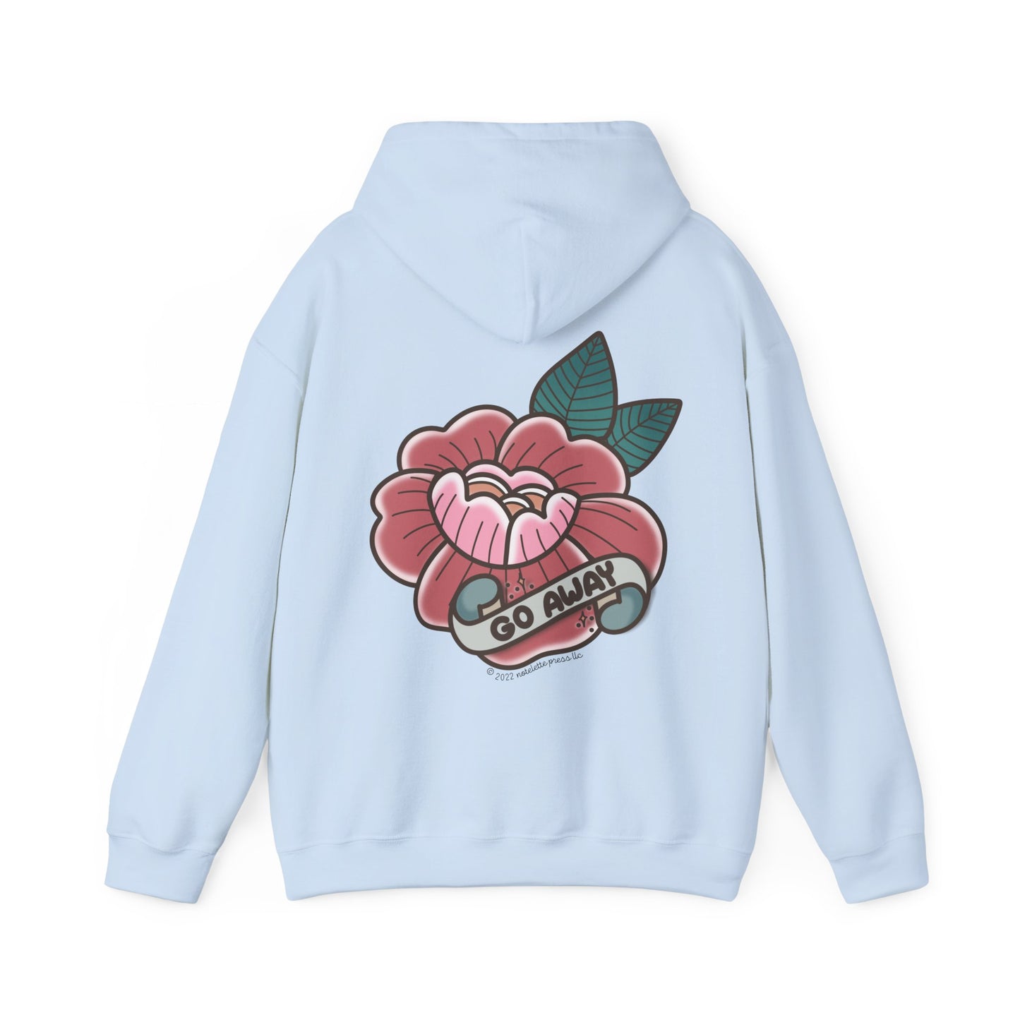 Go Away Flower Hoodie