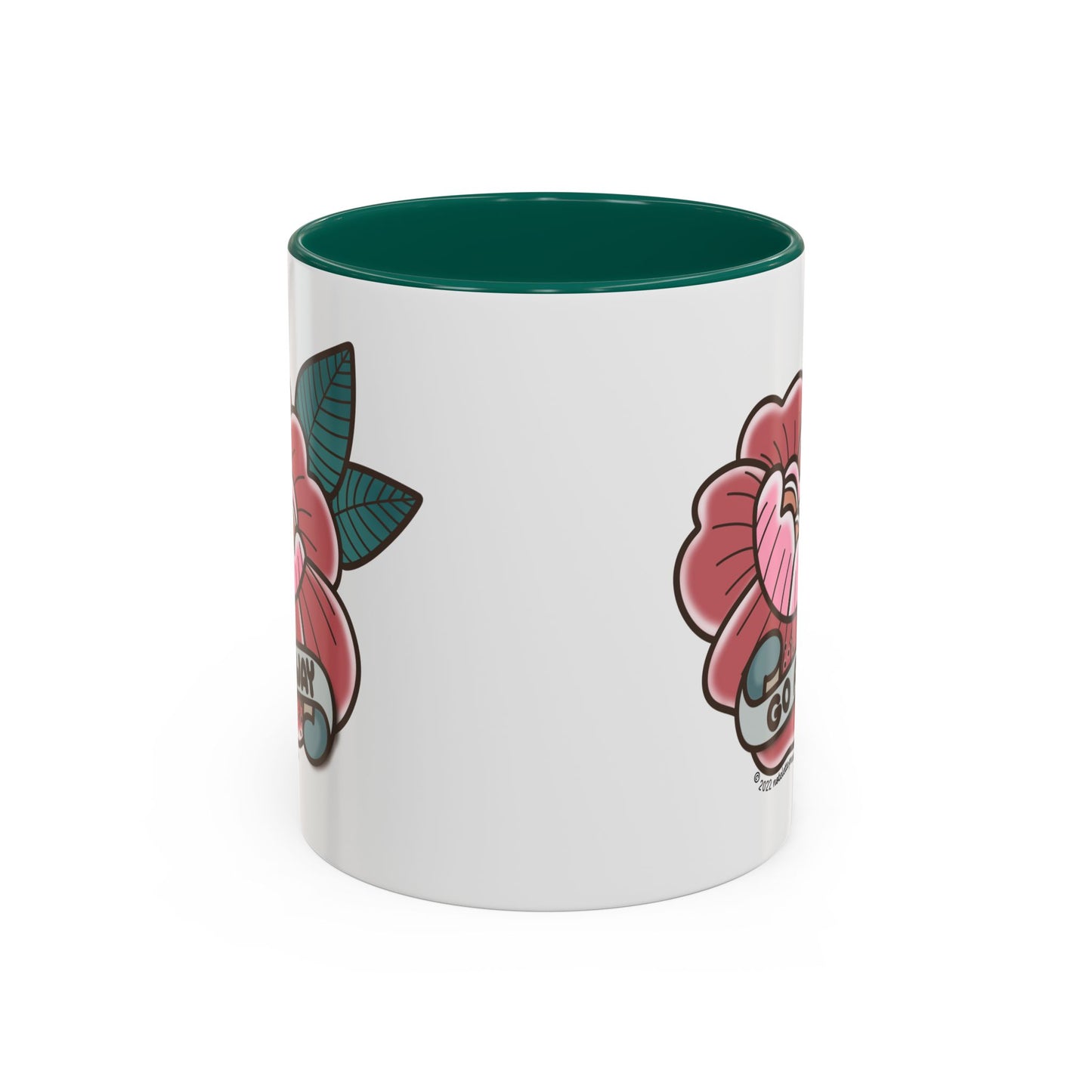 Go Away Flower Mug