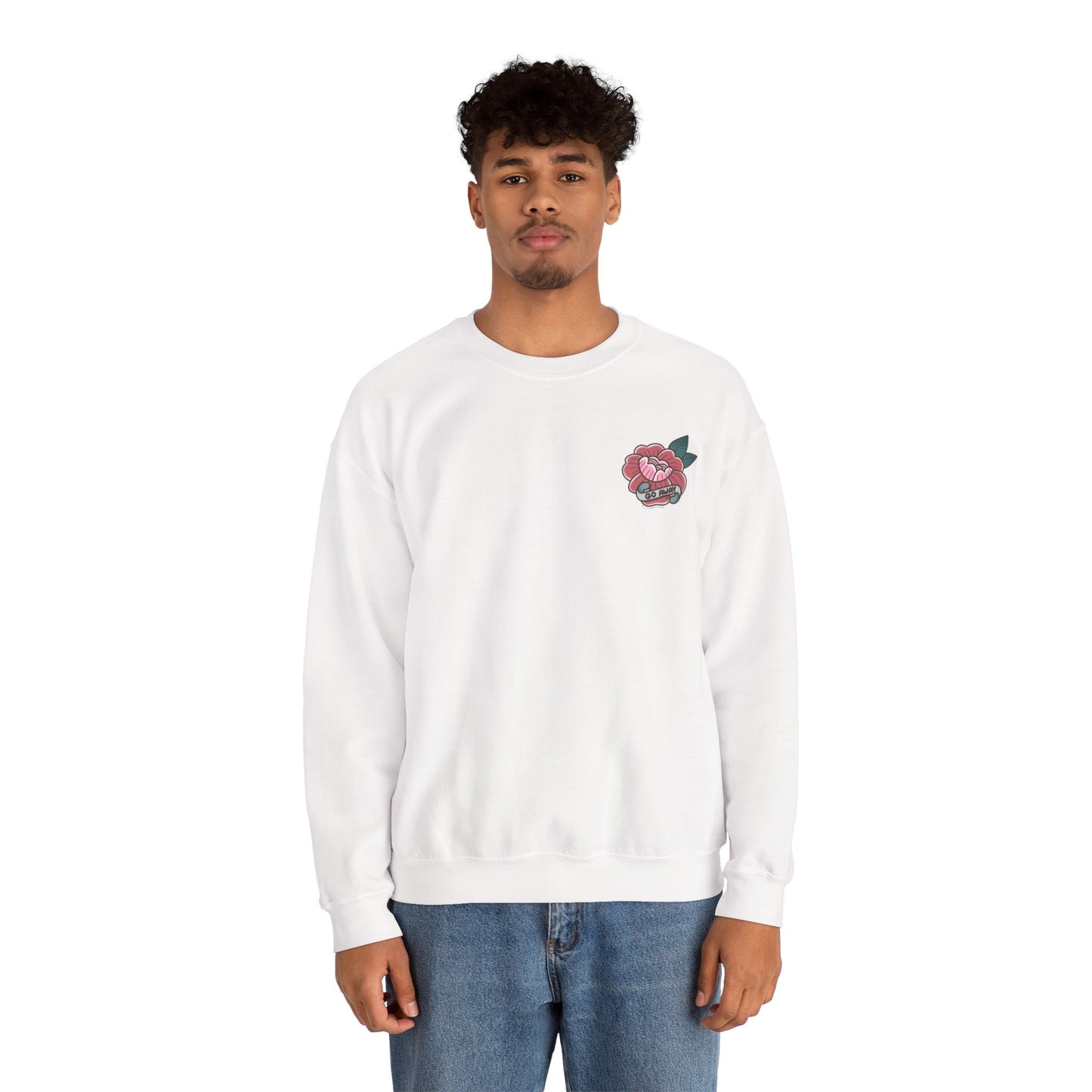 Go Away Tattoo Crewneck Sweatshirt