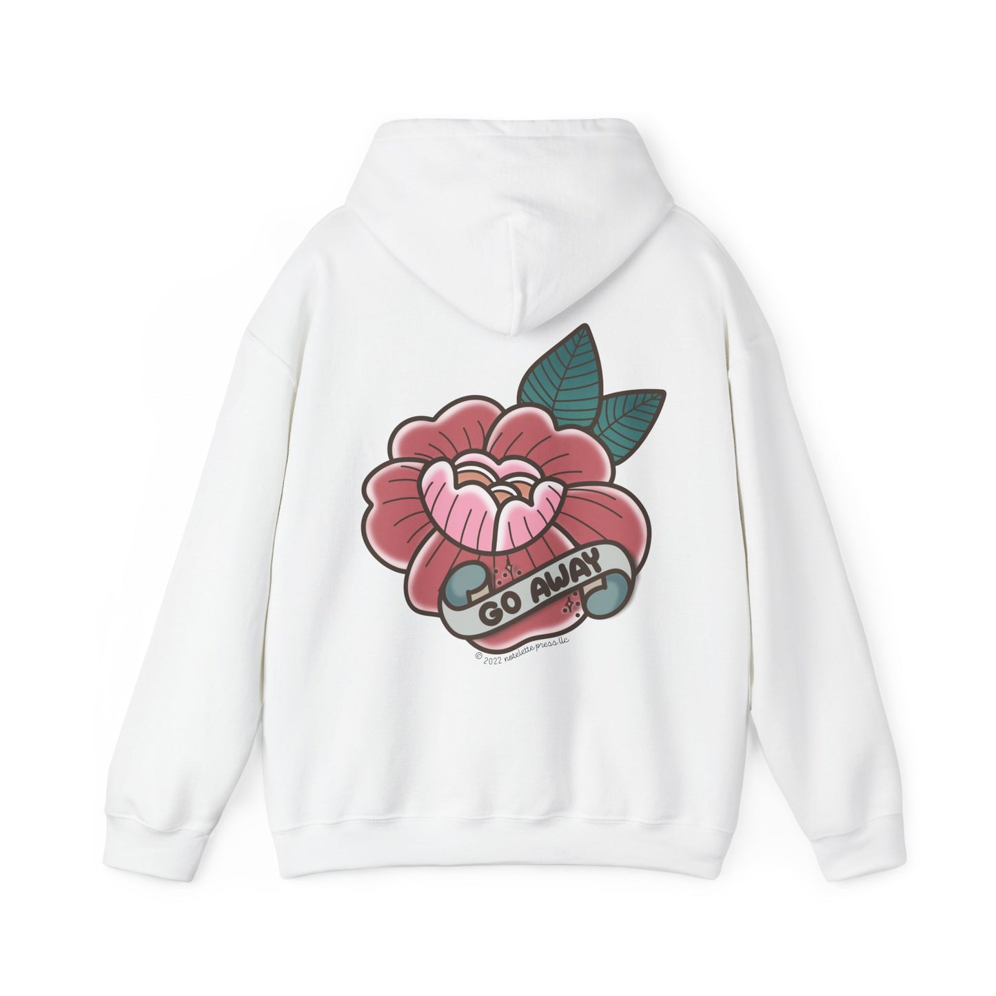 Go Away Flower Hoodie