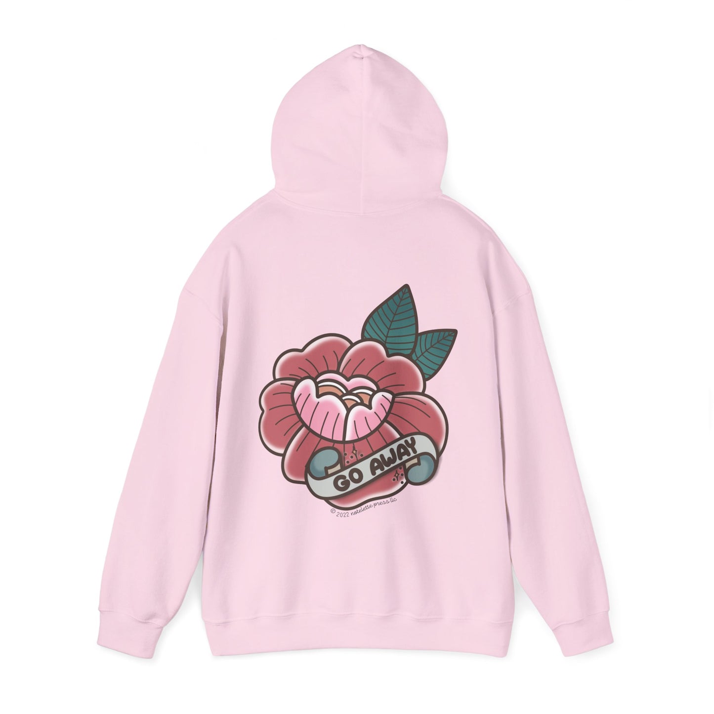 Go Away Flower Hoodie