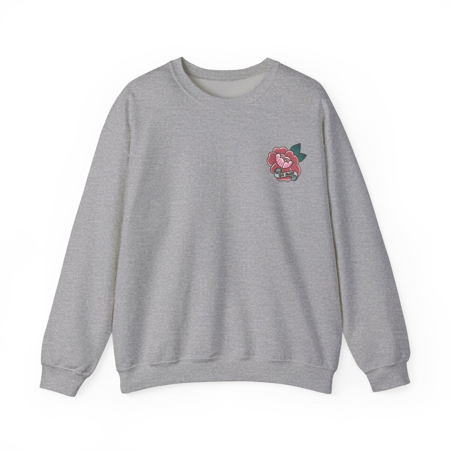 Go Away Tattoo Crewneck Sweatshirt