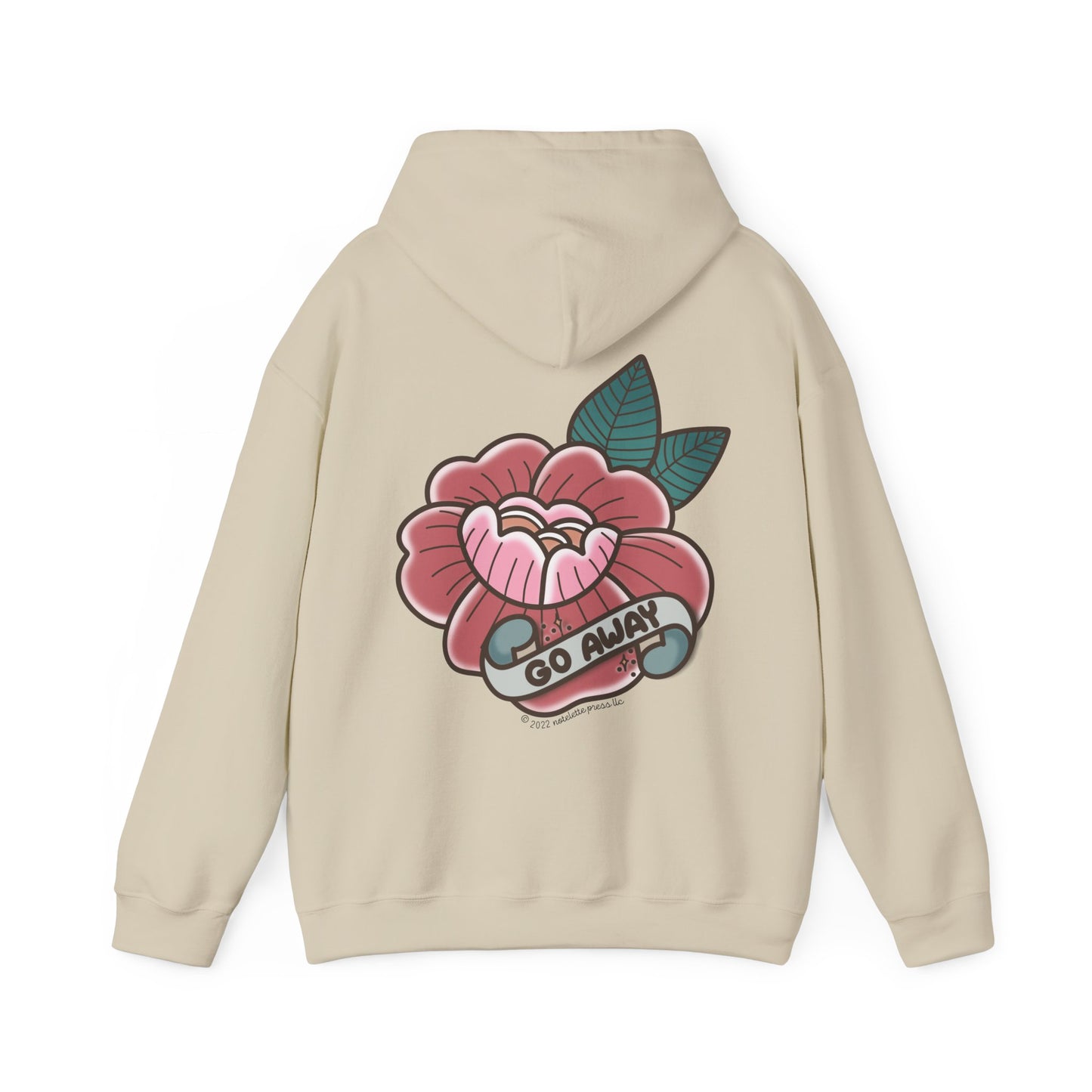 Go Away Flower Hoodie