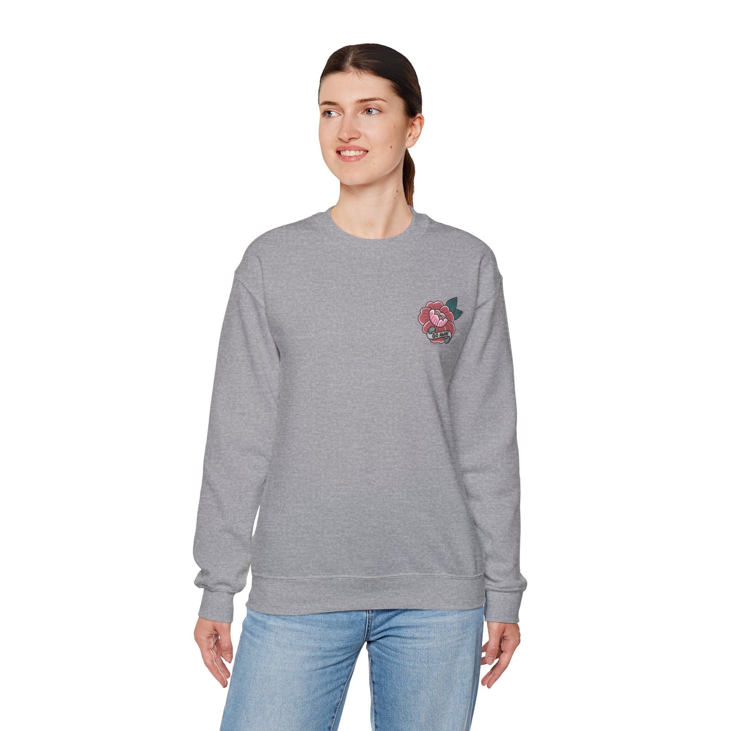 Go Away Tattoo Crewneck Sweatshirt