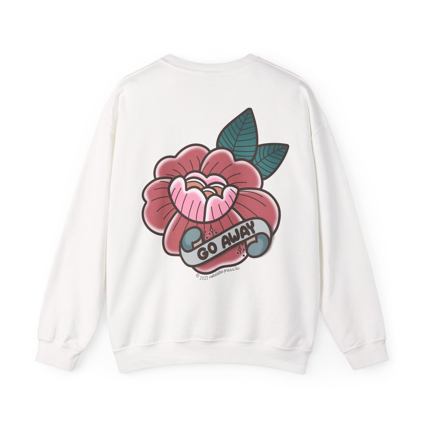 Go Away Tattoo Crewneck Sweatshirt