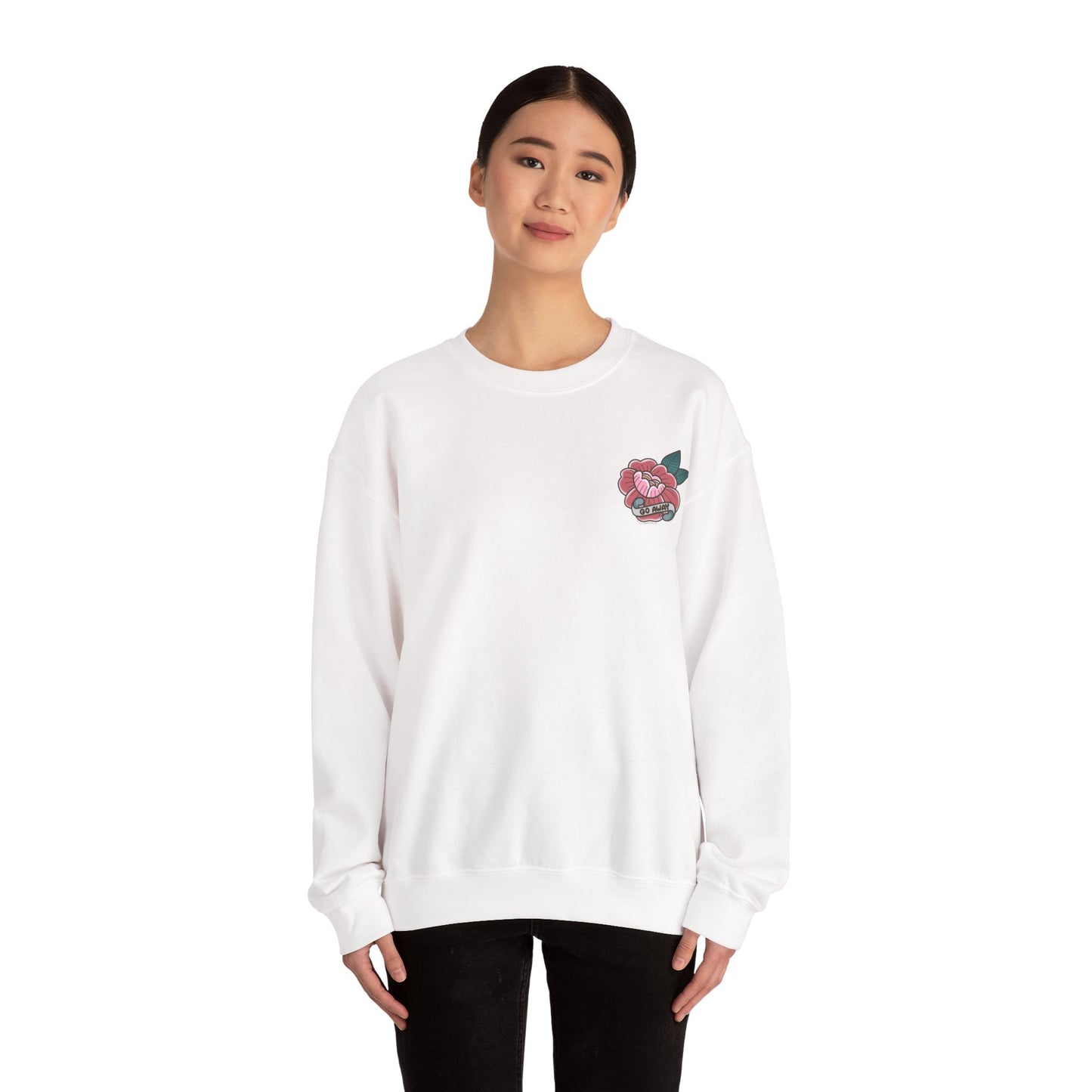 Go Away Tattoo Crewneck Sweatshirt