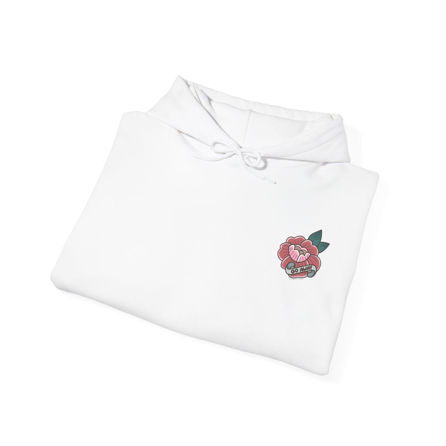 Go Away Flower Hoodie