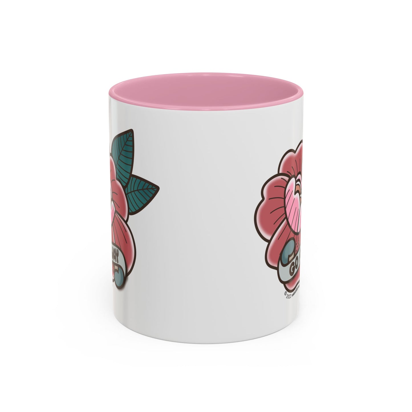 Go Away Flower Mug