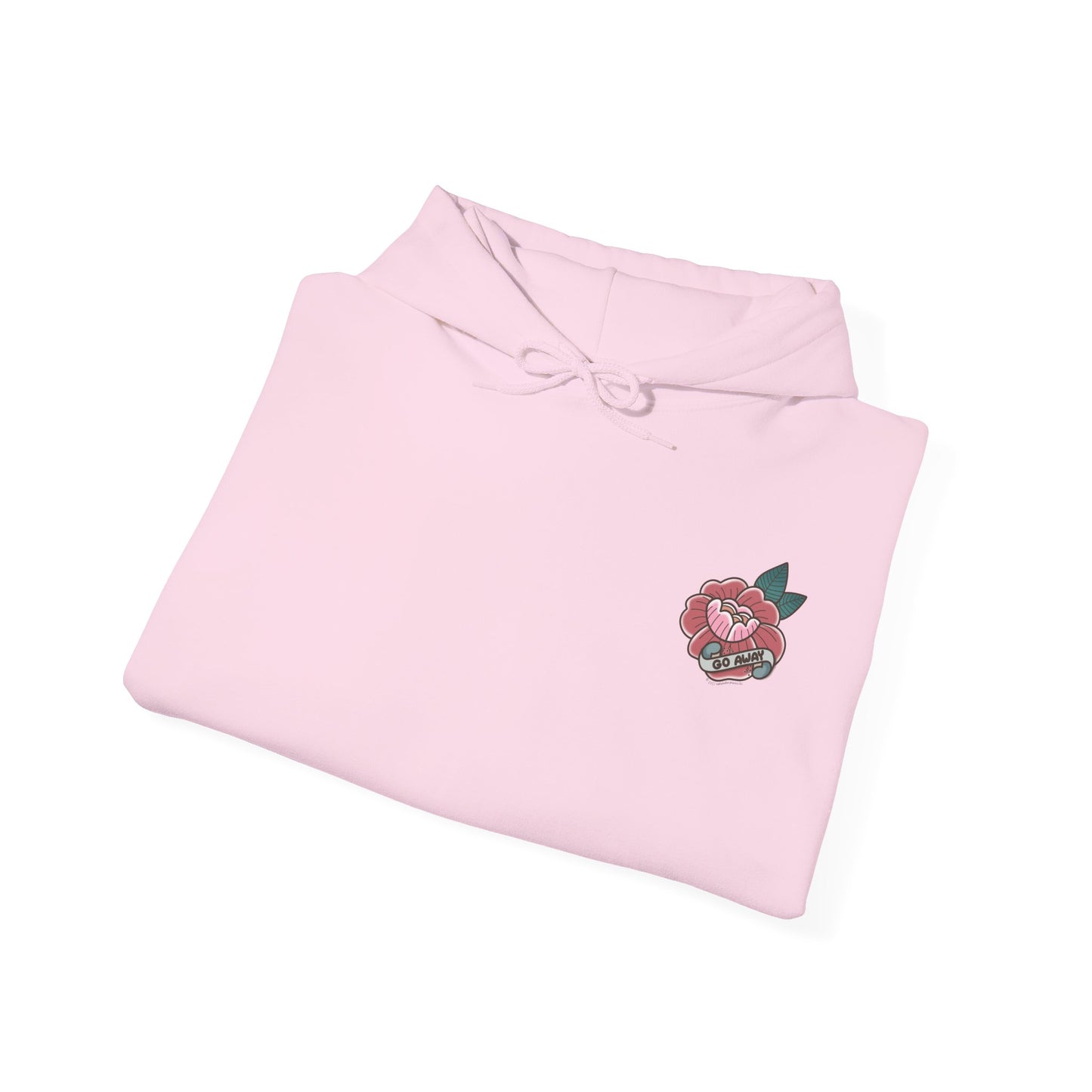 Go Away Flower Hoodie