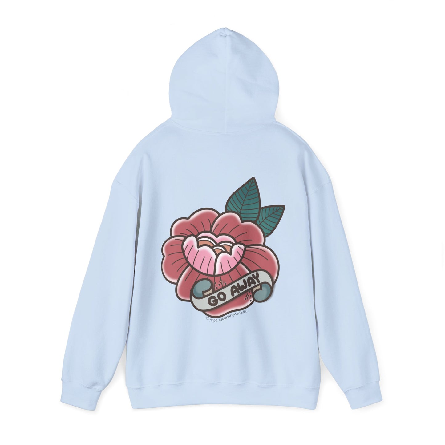 Go Away Flower Hoodie