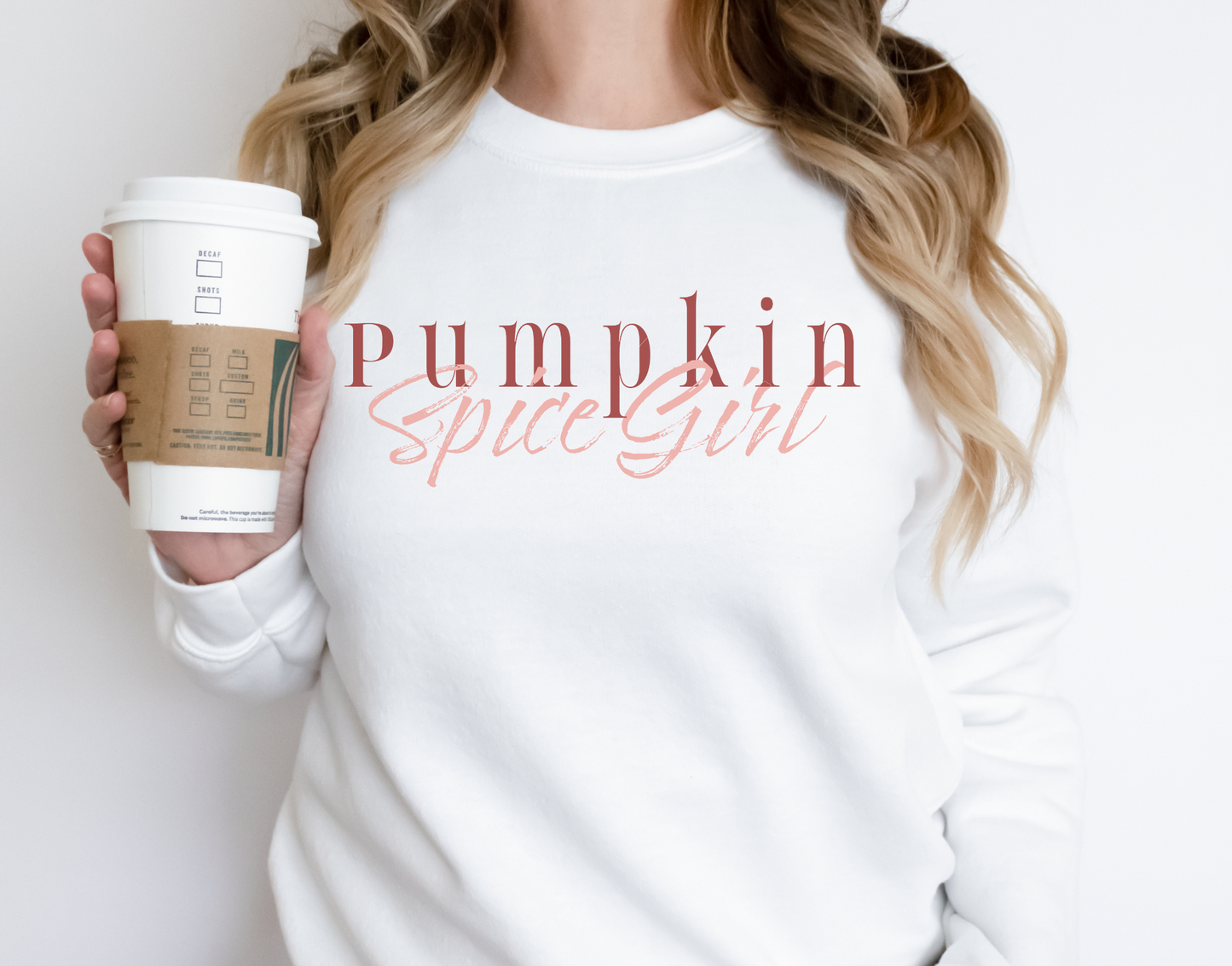 Pumpkin Spice Girl Crewneck Sweatshirt