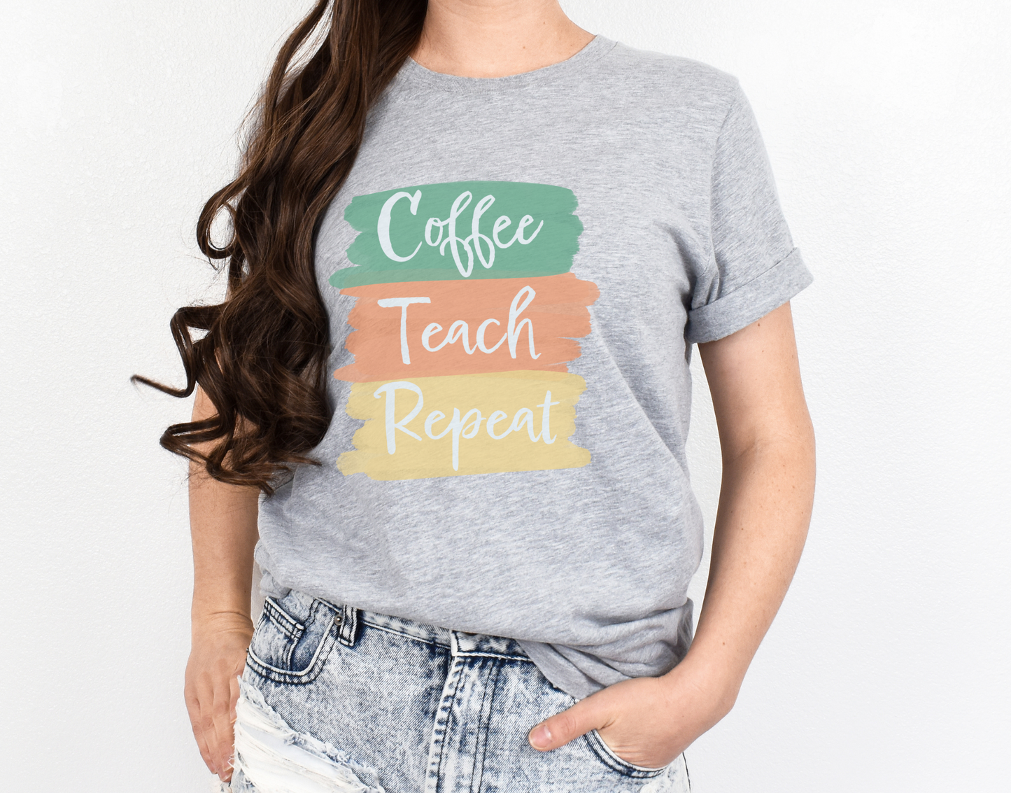 Coffee, Teach, Repeat Tee