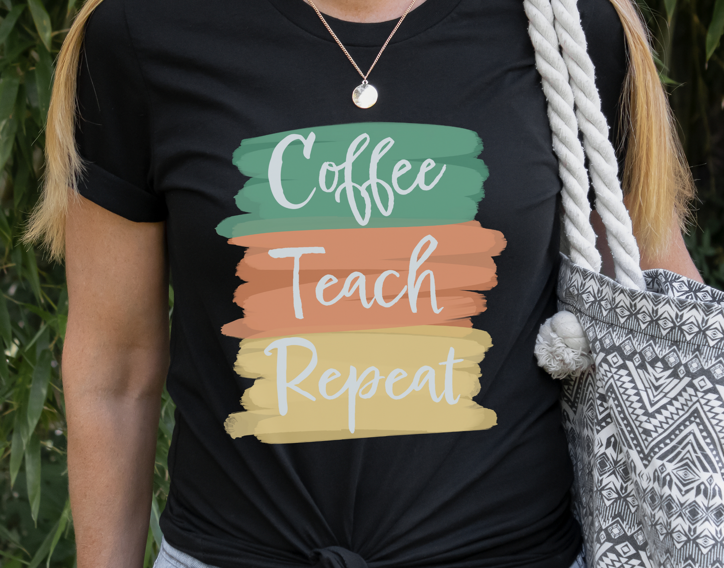 Coffee, Teach, Repeat Tee