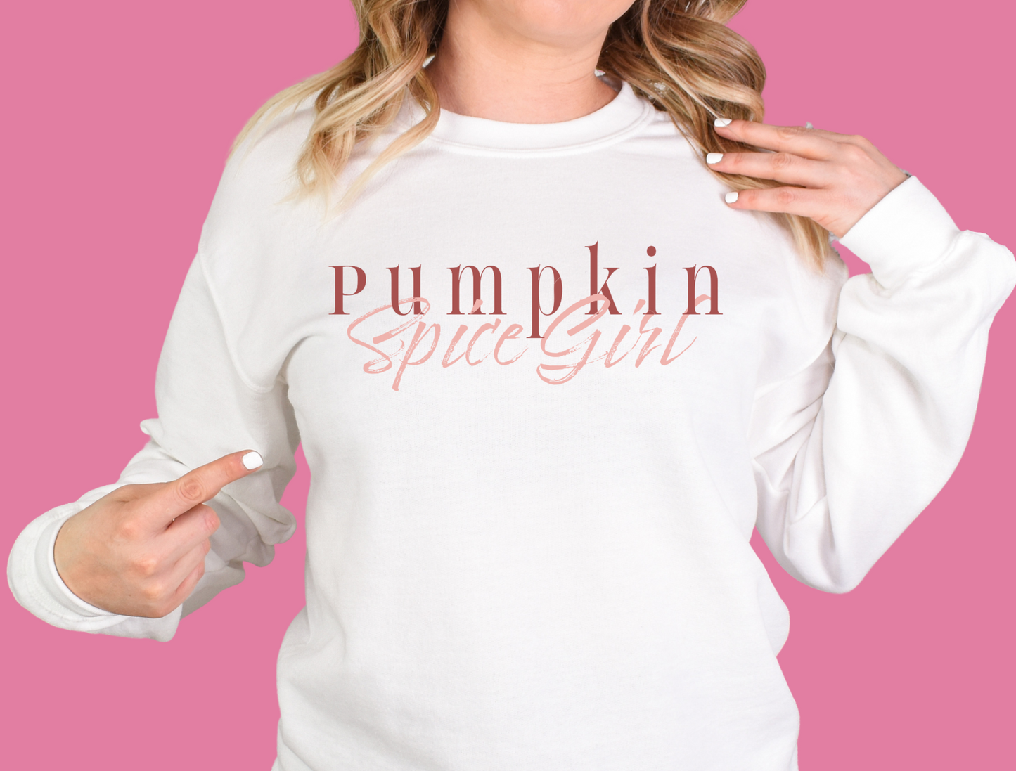 Pumpkin Spice Girl Crewneck Sweatshirt