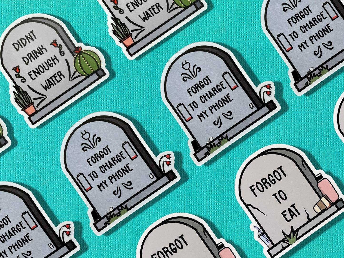Dead Funny Sticker Set