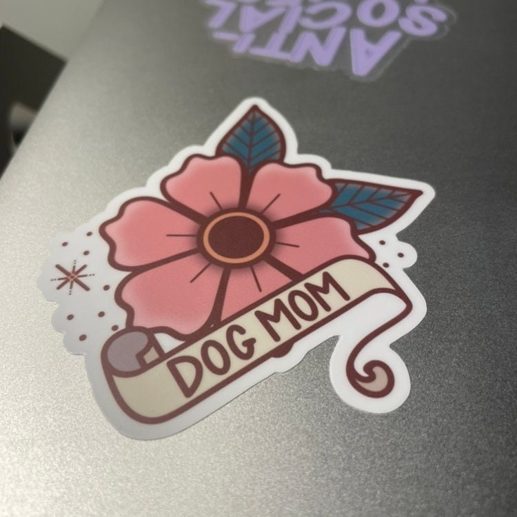 Dog Mom Sticker