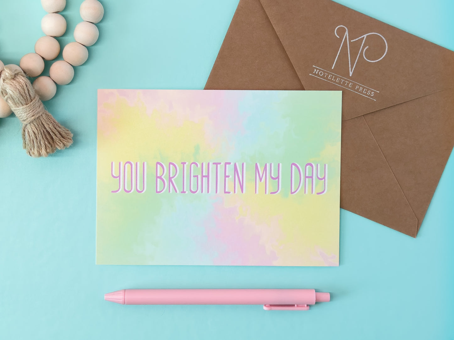 Tie Dye Postcard Set of 4