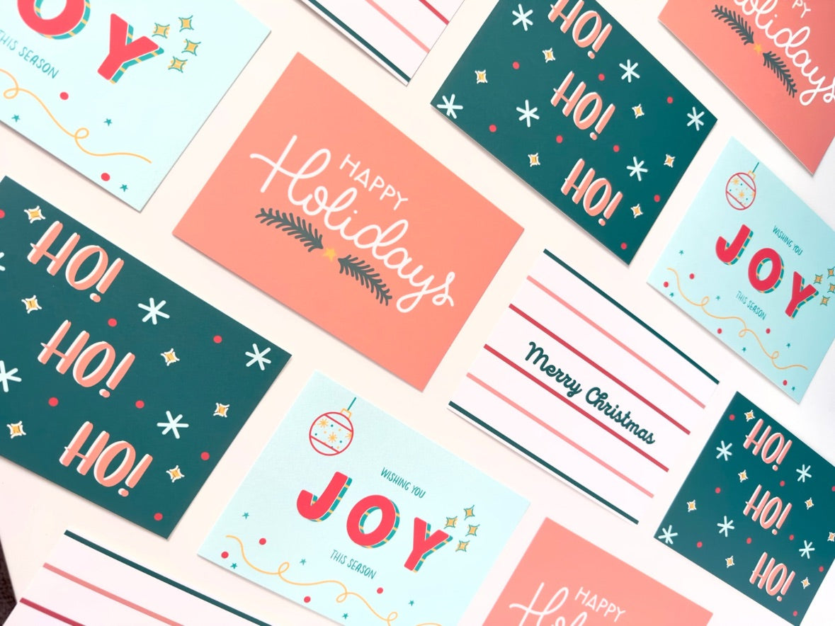 Retro Holiday Post Cards