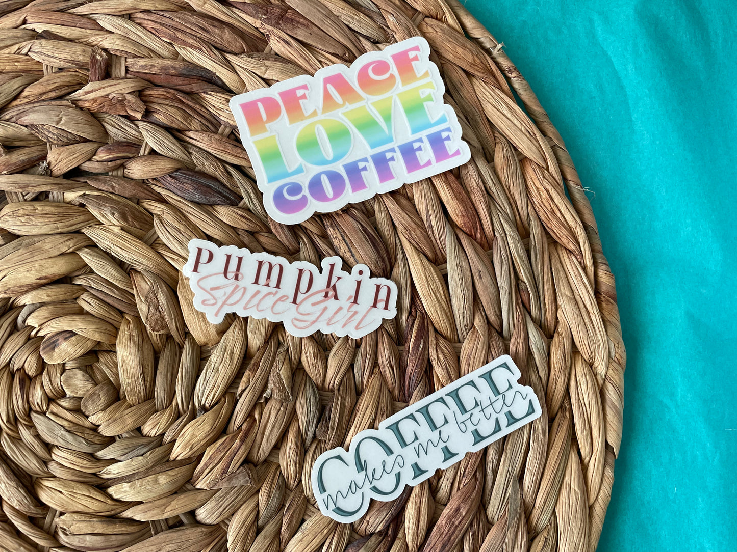 Pumpkin Spice Girl Clear Sticker
