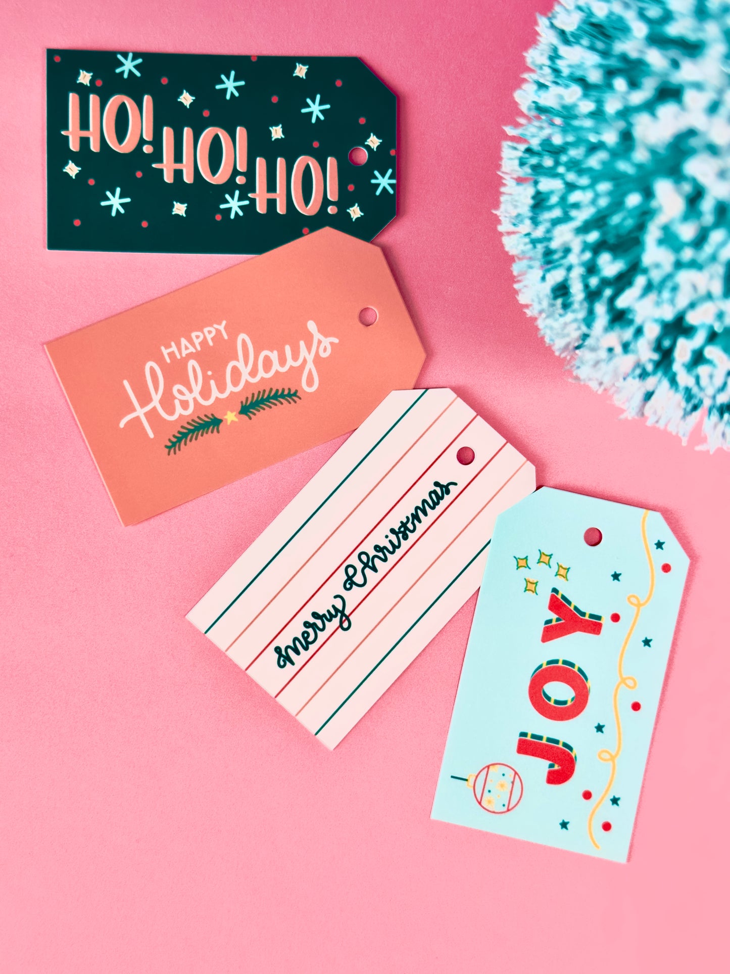Retro Holiday Gift Tags