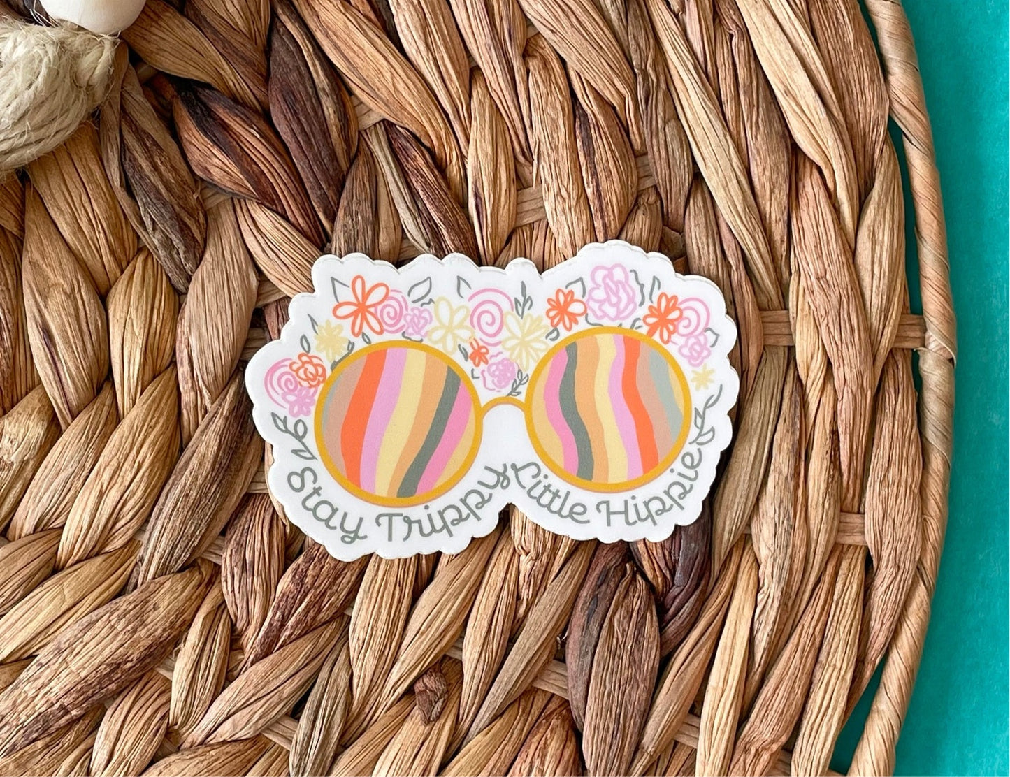 Stay Trippy Little Hippie Sticker
