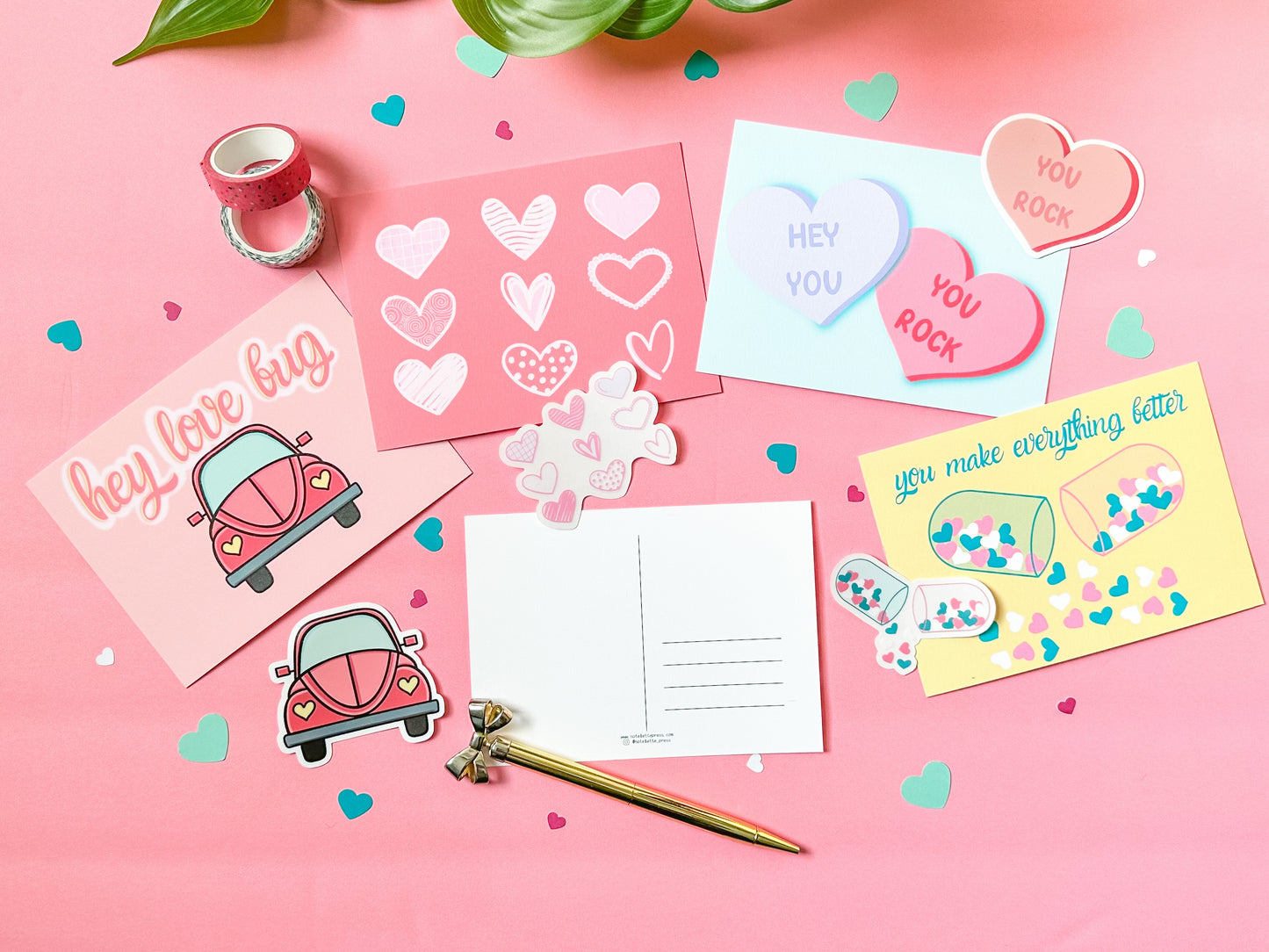 Retro Valentine’s Day Post Cards