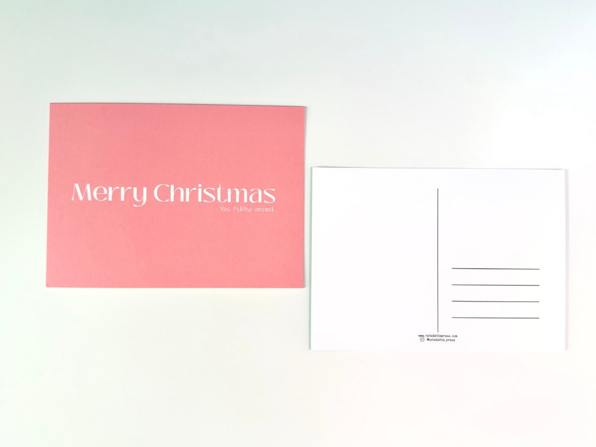 Pastel Christmas Post Cards