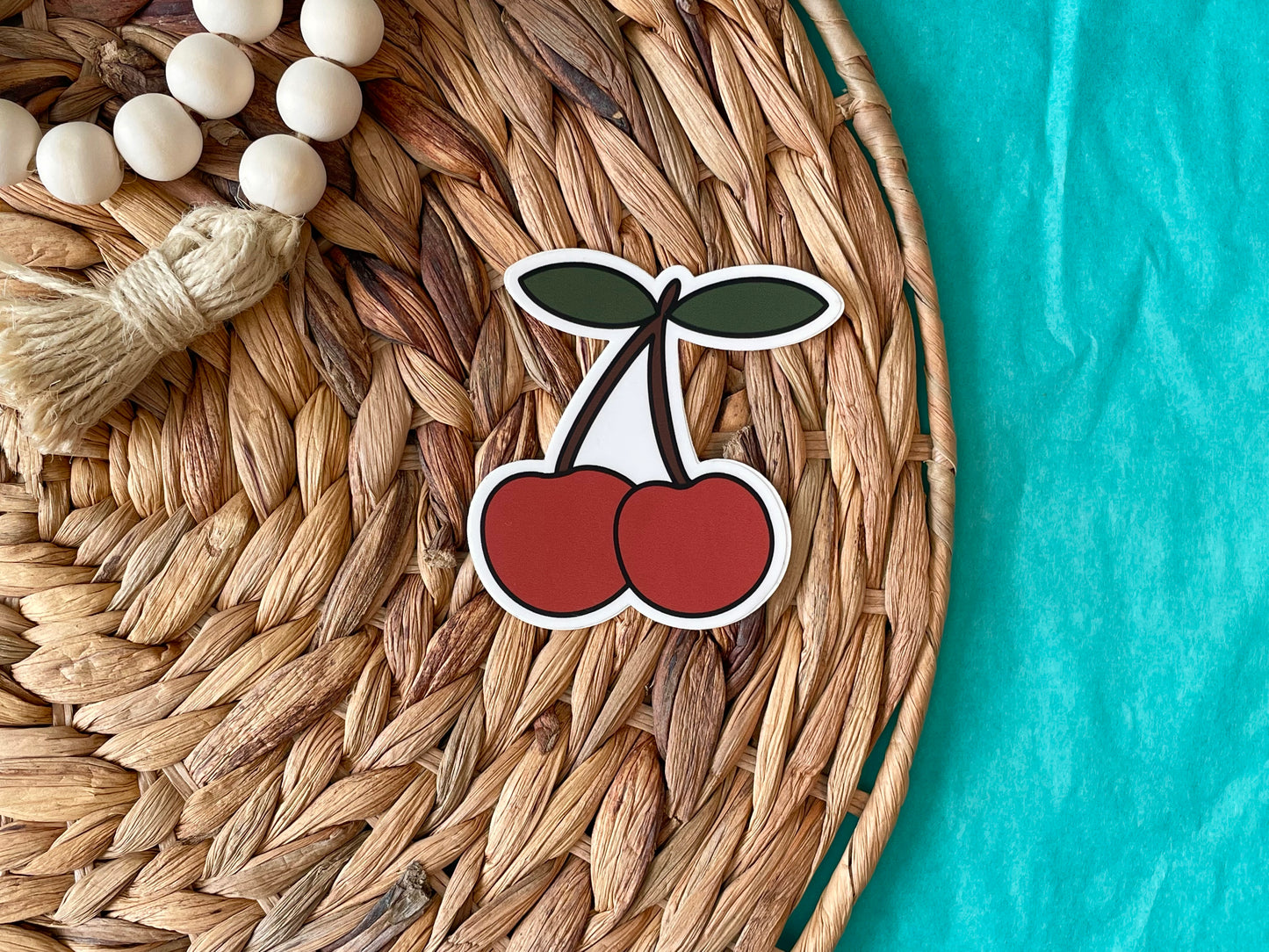 Summer Cherry Sticker