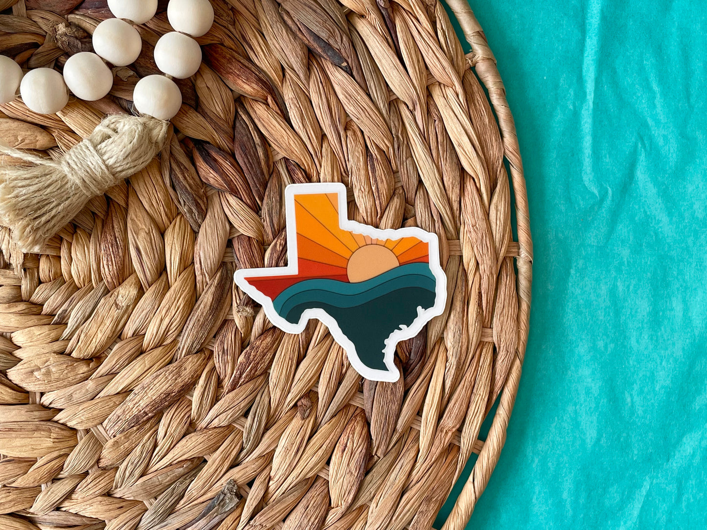 Clear Texas Pride Sticker