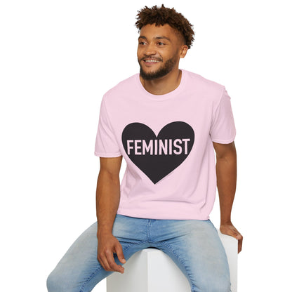 Feminist Heart Adult Tee