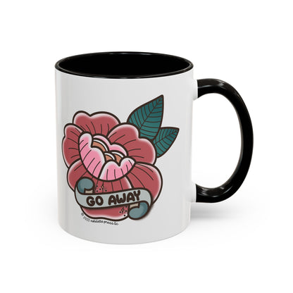 Go Away Flower Mug