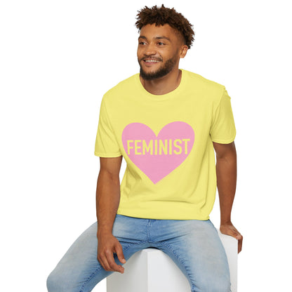 Feminist Heart Adult Tee