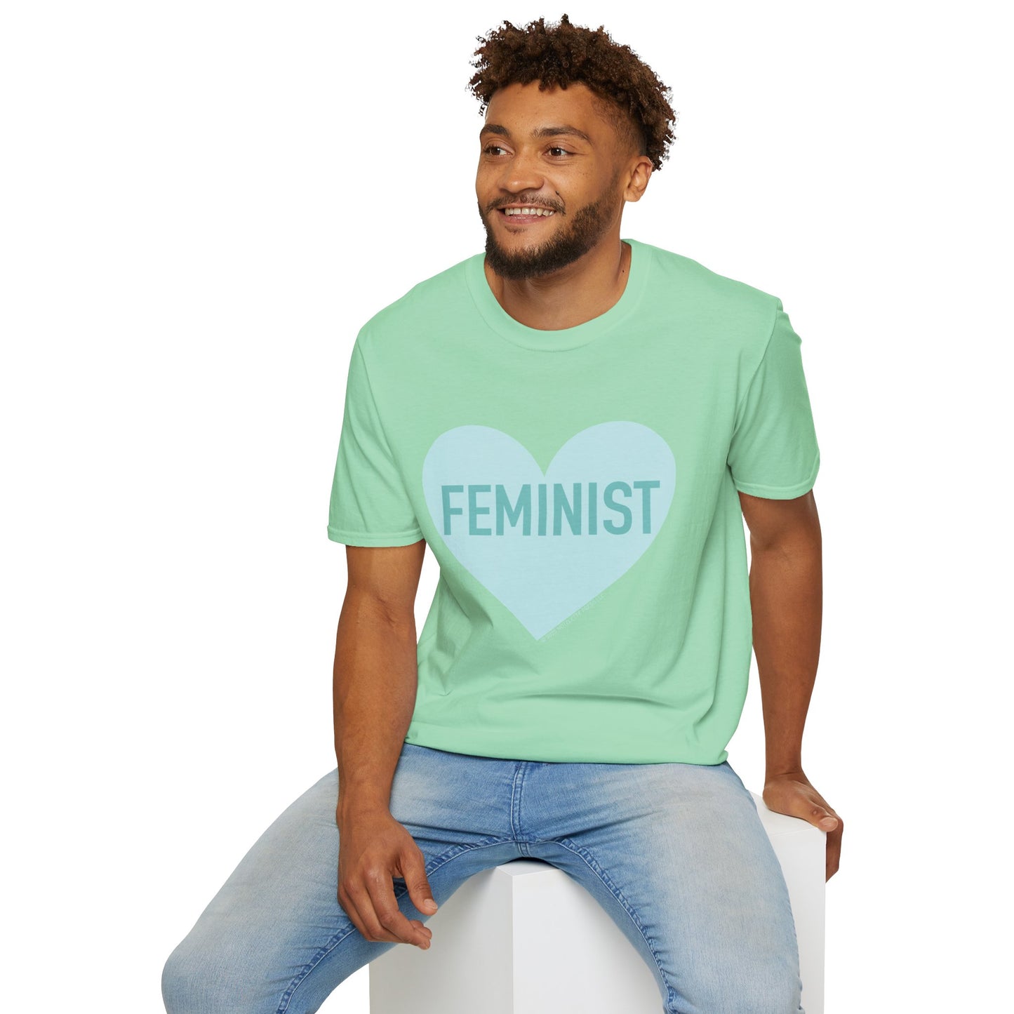 Feminist Heart Adult Tee