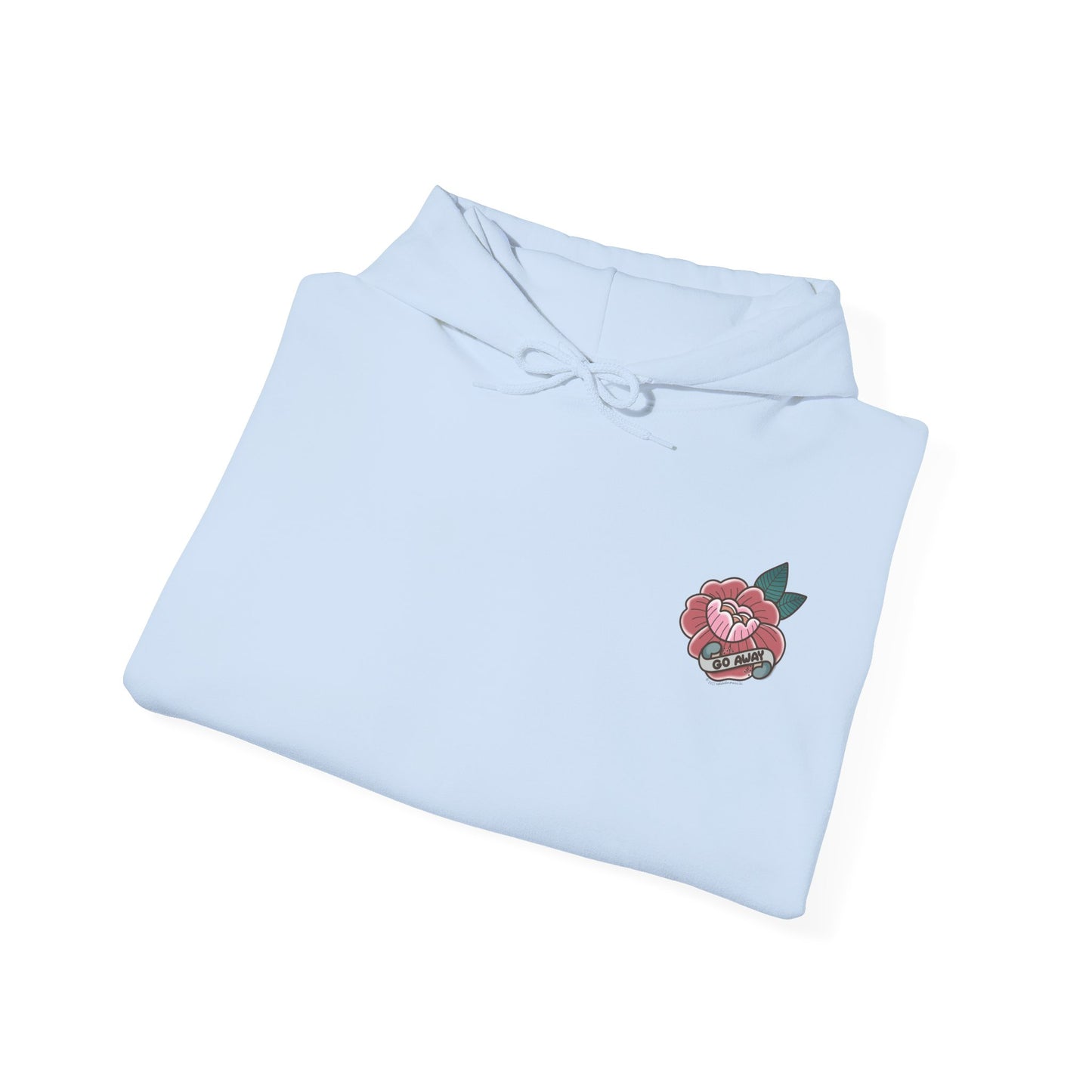 Go Away Flower Hoodie