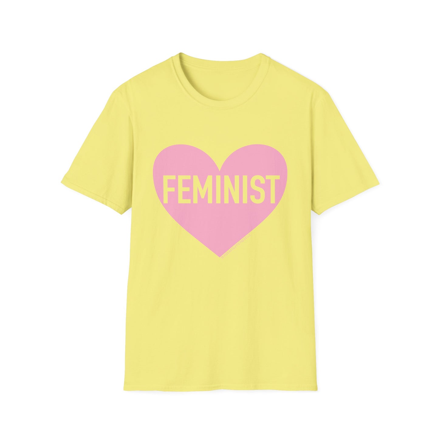 Feminist Heart Adult Tee