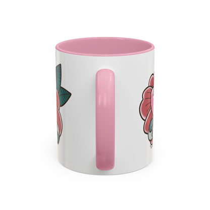 Go Away Flower Mug