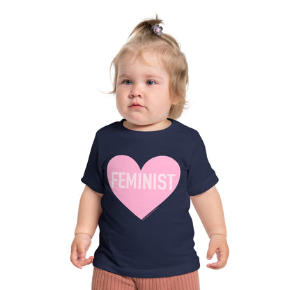 Baby Feminist Heart Tee