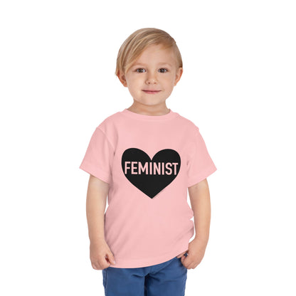 Feminist Heart Toddler Tee