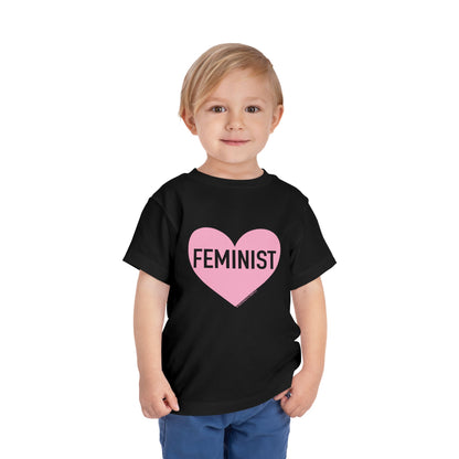 Feminist Heart Toddler Tee