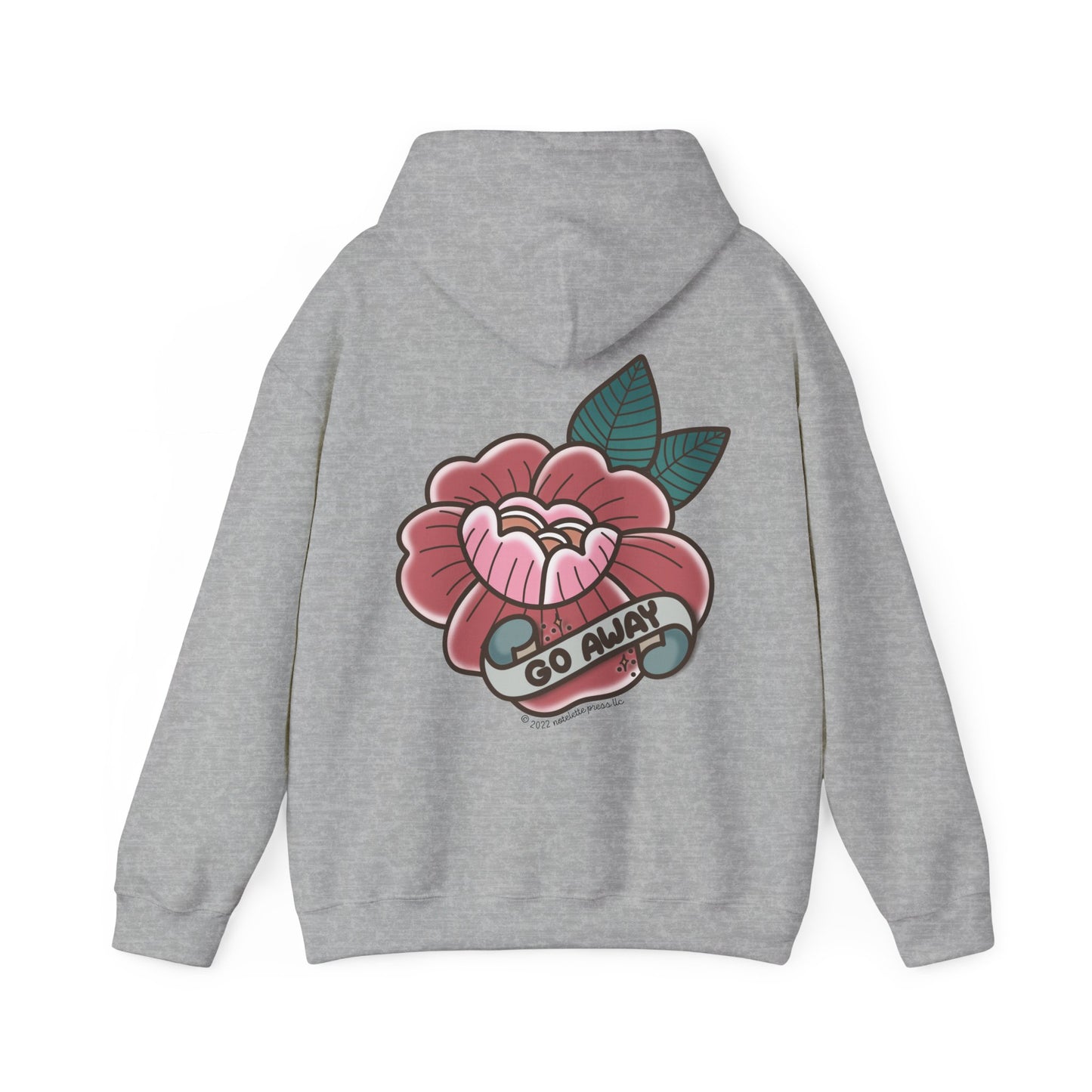 Go Away Flower Hoodie