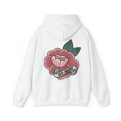 Go Away Flower Hoodie
