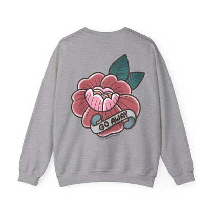 Go Away Tattoo Crewneck Sweatshirt