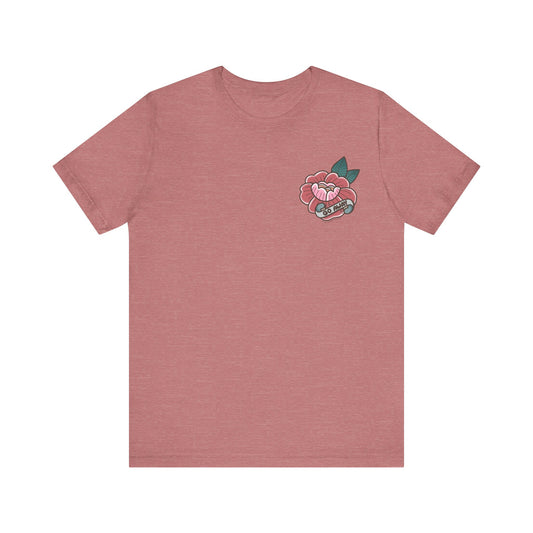 Go Away Tattoo Flower Shirt