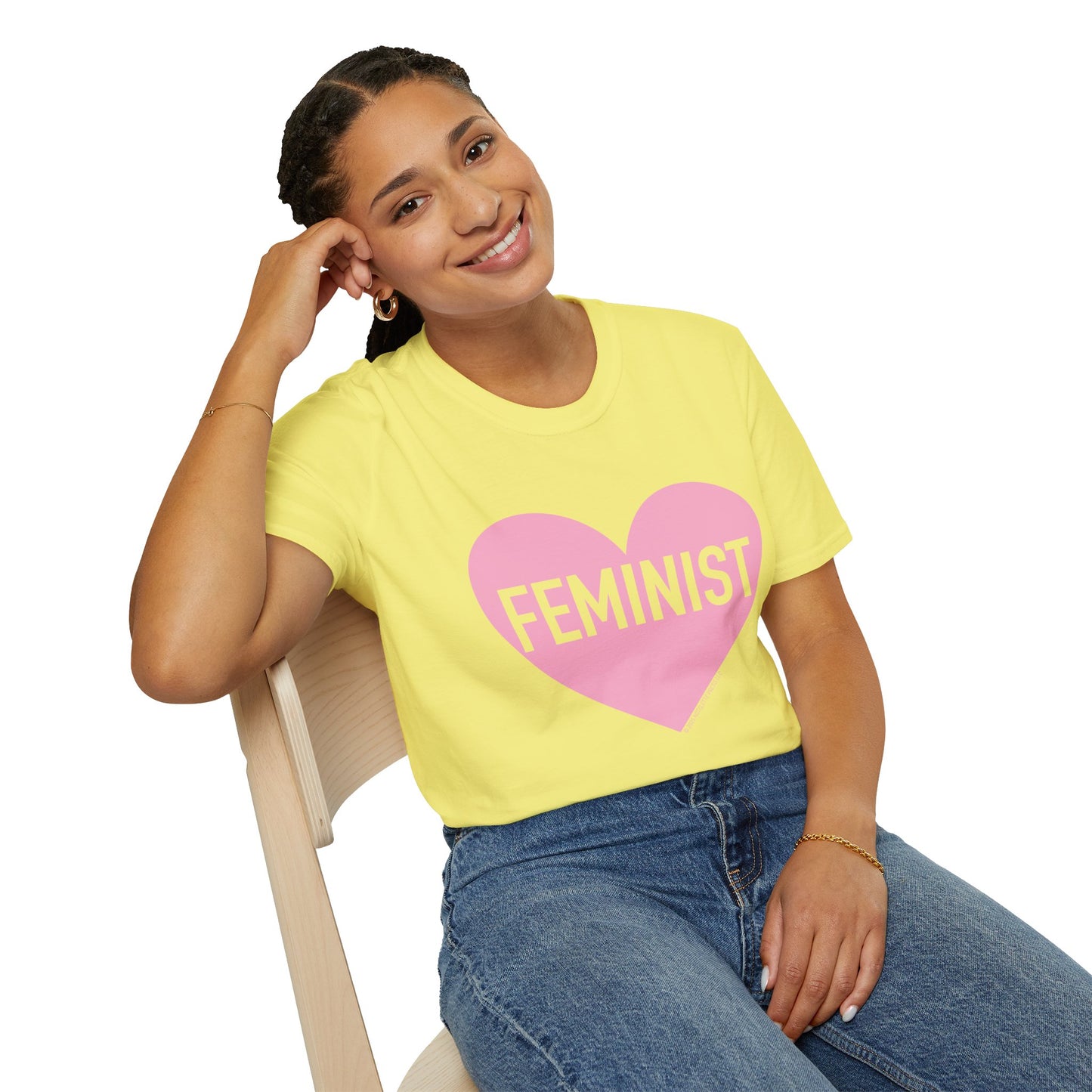 Feminist Heart Adult Tee