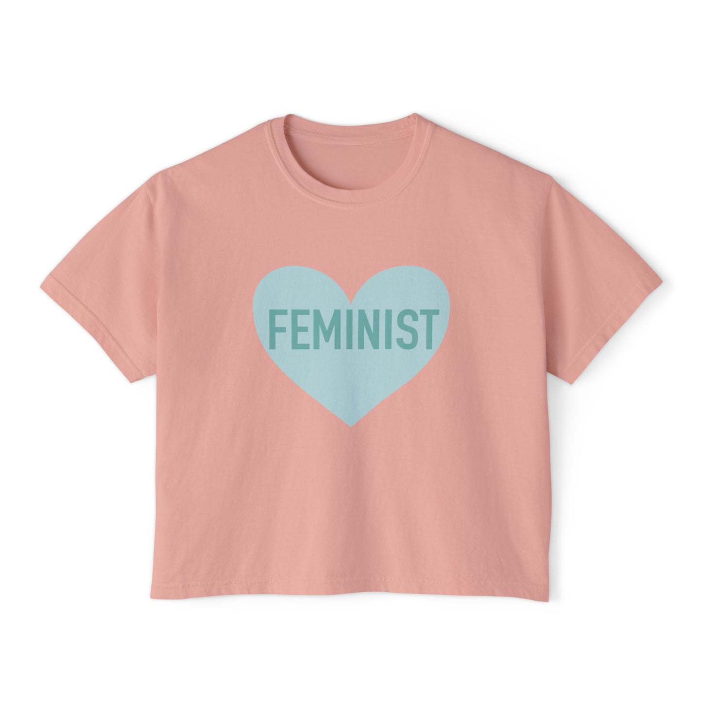 Feminist Heart Boxy Tee