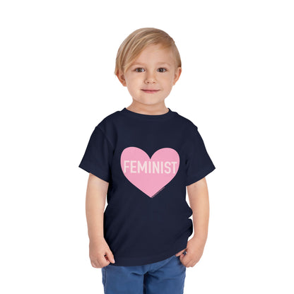 Feminist Heart Toddler Tee